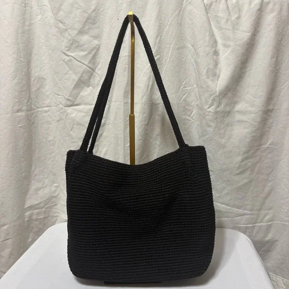 The Sak black crochet shoulder bag - Picture 3 of 8